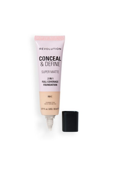 Revolution Conceal and Define Full Cover Tube Foundation F2NC