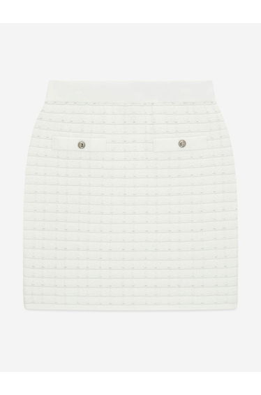 Guess Girls Sweater Skirt in White