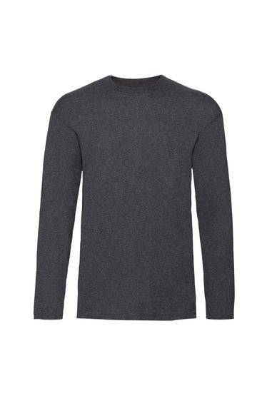 Fruit Of The Loom Childrens/Kids Long Sleeve T-Shirt (Pack of 2) - Dark Heather