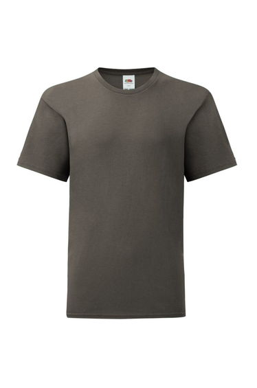 Fruit Of The Loom Childrens/Kids Iconic T-Shirt - Light Graphite Grey