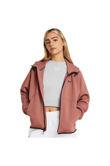 Under Armour Womens/Ladies Raglan Full Zip Hoodie - Pink Marl