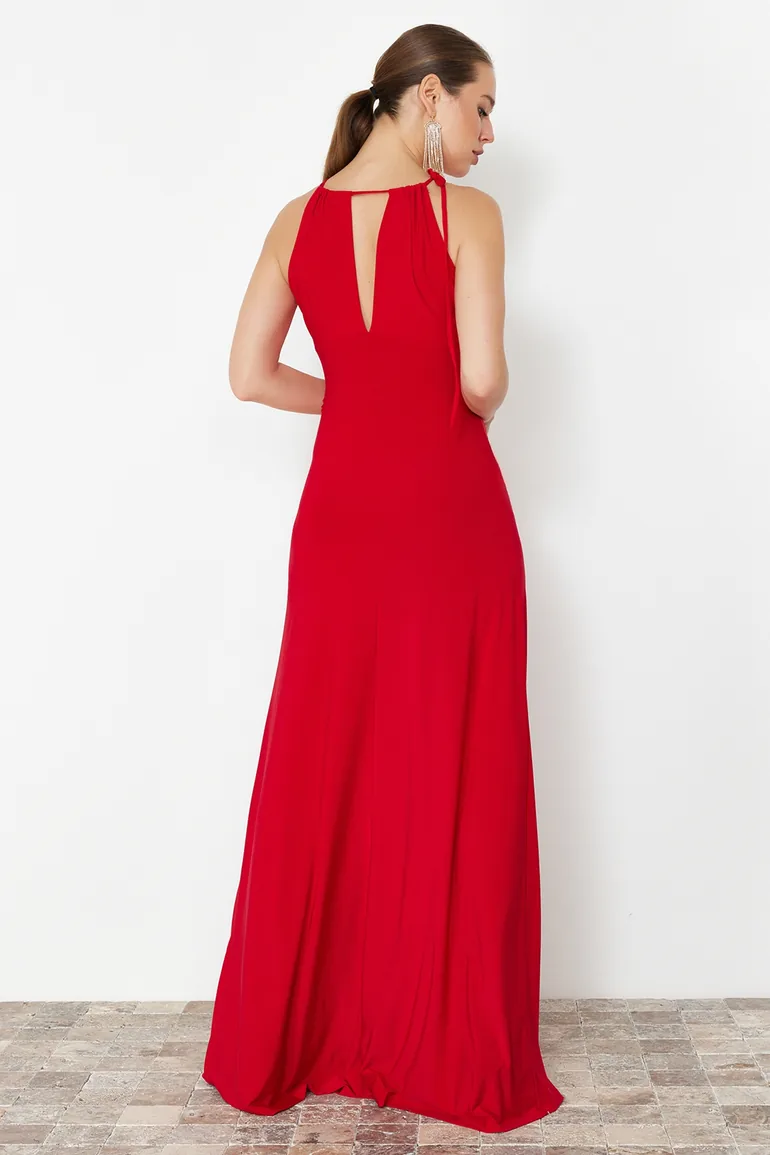 sachin and babi light blue dress Limited Edition Pink Ruffle Lined Tulle Evening Dress Evening Homecoming  Dress Trendyol Pink : Evening Dresses : VogaCloset Oman