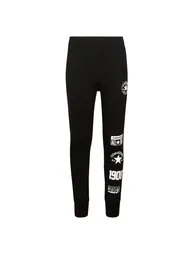 Boy's Converse Juniors Allover Print Capsule Joggers in Black