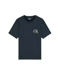 Regular Fit Small graphic Tee Dark Sapphire - 2