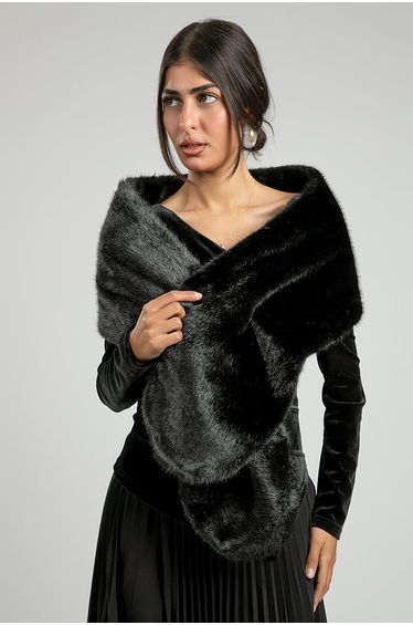Luxury Faux Fur Wrap Shawl