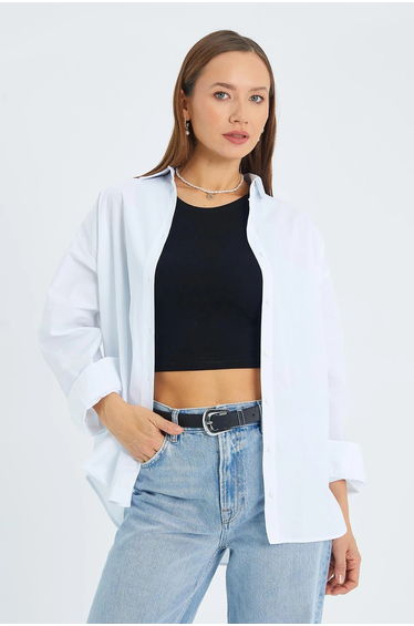 Mixray Long Sleeve Cotton Shirt