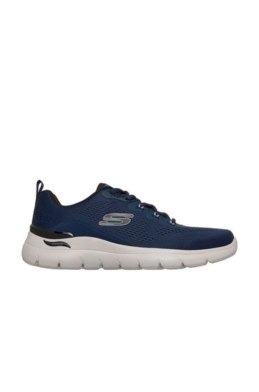 Skechers Arch Fit Summits Engineered Mesh Lace-Up Trainers Navy