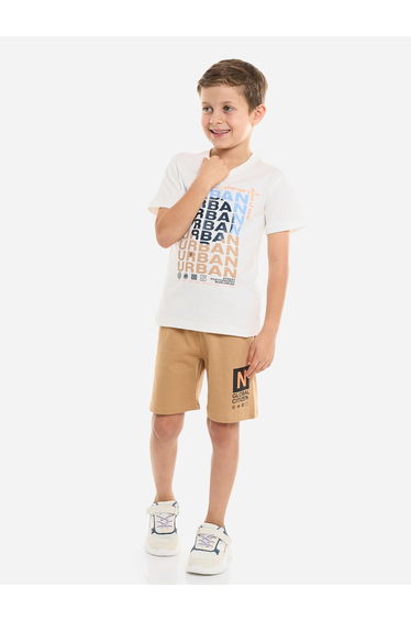 Boys Urban Graphic T-Shirt and Shorts Set