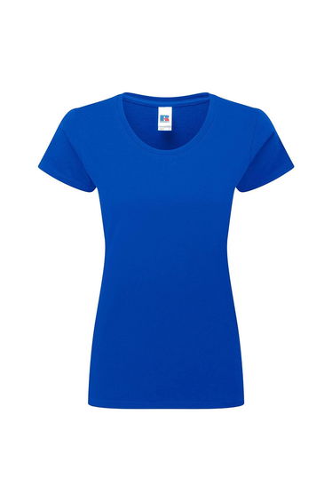 Russell Womens/Ladies Authentic Classic Ringspun Cotton T-Shirt - Bright Royal
