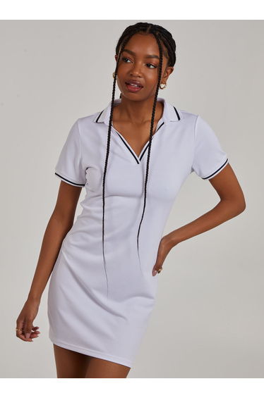 Sports Stripe Tennis Dress