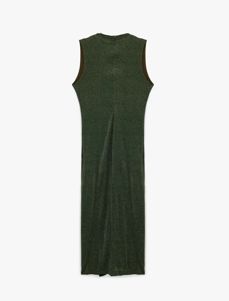 Shimmery Column Dress - 1