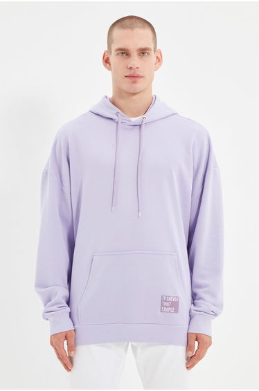 Sweatshirt - Purple - Oversize