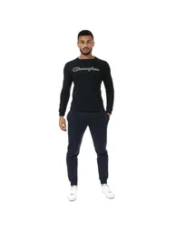 Men's Champion Rochester Long Sleeve T-Shirt in Black - 2