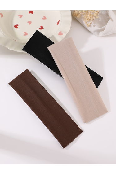 Set of 3 - Solid Headband