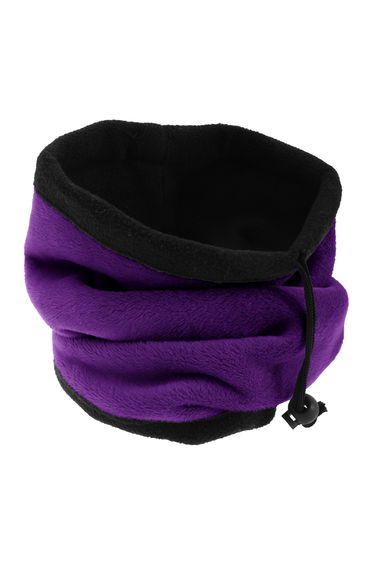 FLOSO Womens/Ladies Multipurpose Fleece Neckwarmer Snood / Hat - Purple