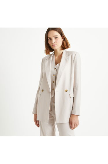 Linen Mix Blazer