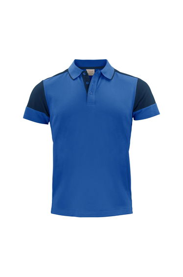 Printer Mens Prime Contrast Polo Shirt - Cobalt/Navy