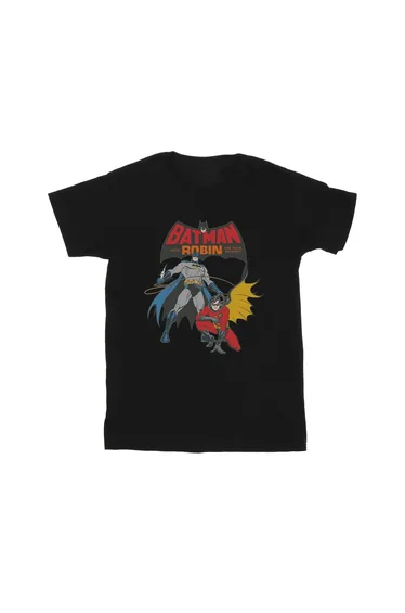 DC Comics Boys Batman And Robin T-Shirt - Black