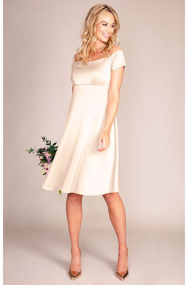Aria Maternity Dress Champagne