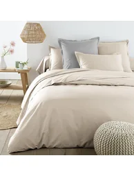 شرشف سرير قطن بحواف مطاطية إرتفاع 35سم  - 1