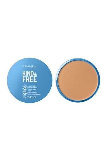 Rimmel KIND & FREE Pressed Powder - Talc-Free Powder Foundation - With Aloe Vera & Tapioca - Kind To Animals & Vegan shade 30 Medium
