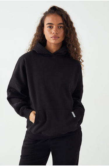 DSGN Studio Oversized Over The Head Hoodie - black
