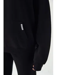 DSGN Studio Oversized Over The Head Hoodie - black - 3