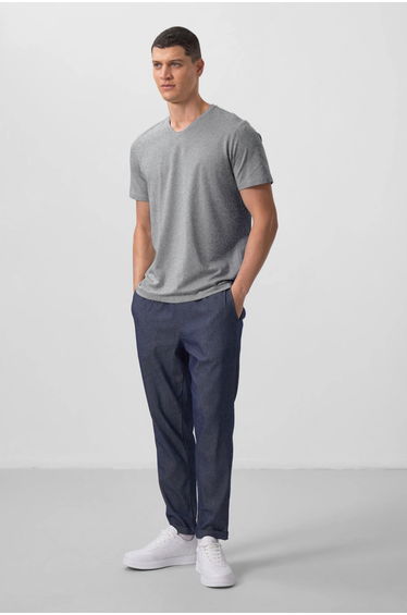 TOMMY Men's V-Neck Short Sleeve T-Shirt
