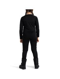 Dare 2b Kids Elate II Warm Long Sleeve T-Shirt Bottoms Baselayer Set - Black - 1