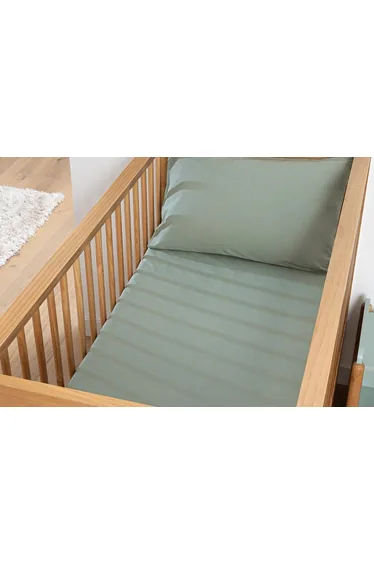 شرشف سرير أطفال قطن بحواف مطاطية إرتفاع 17سم