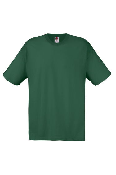 Fruit Of The Loom Mens Screen Stars Original Full Cut Short Sleeve T-Shirt - Bottle Green