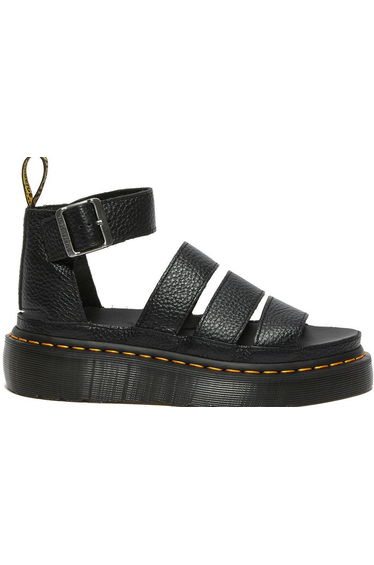 Clarissa II Quad Wedge Sandals in Leather
