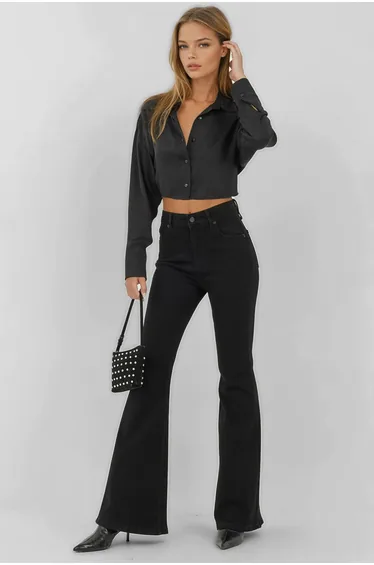 High Waist Flare Jeans