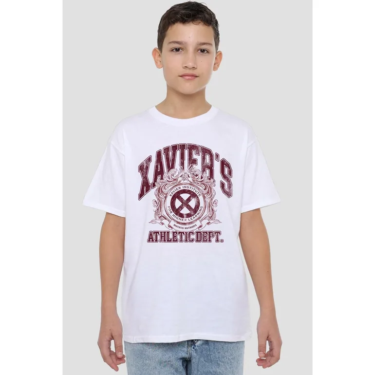 Marvel Childrens/Kids X-Men Athletic Dept Professor X T-Shirt - White