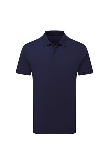 Asquith & Fox Mens Premium Mercerised Cotton Polo Shirt - Navy