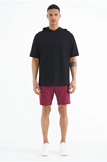 TOMMY Oversized Hooded T-Shirt with Accessory Details
