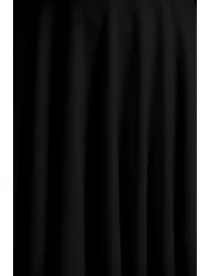 Vicky | Black High Neck  Dress With Puff Sleeves - 4