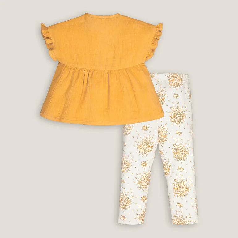 Cotton Blouse/Leggings Outfit - 3