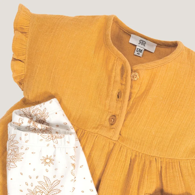 Cotton Blouse/Leggings Outfit - 4