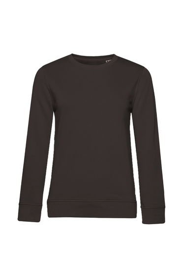 B&C Womens/Ladies Organic Sweatshirt - Coffee