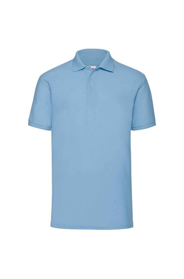 Fruit of the Loom Mens 65/35 Polo Shirt - Sky Blue