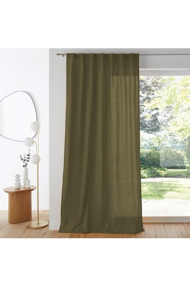 Scenario Hidden Tab Cotton Curtain