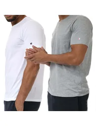 Men's Champion Legacy 2 Pack T-Shirt in White - 1