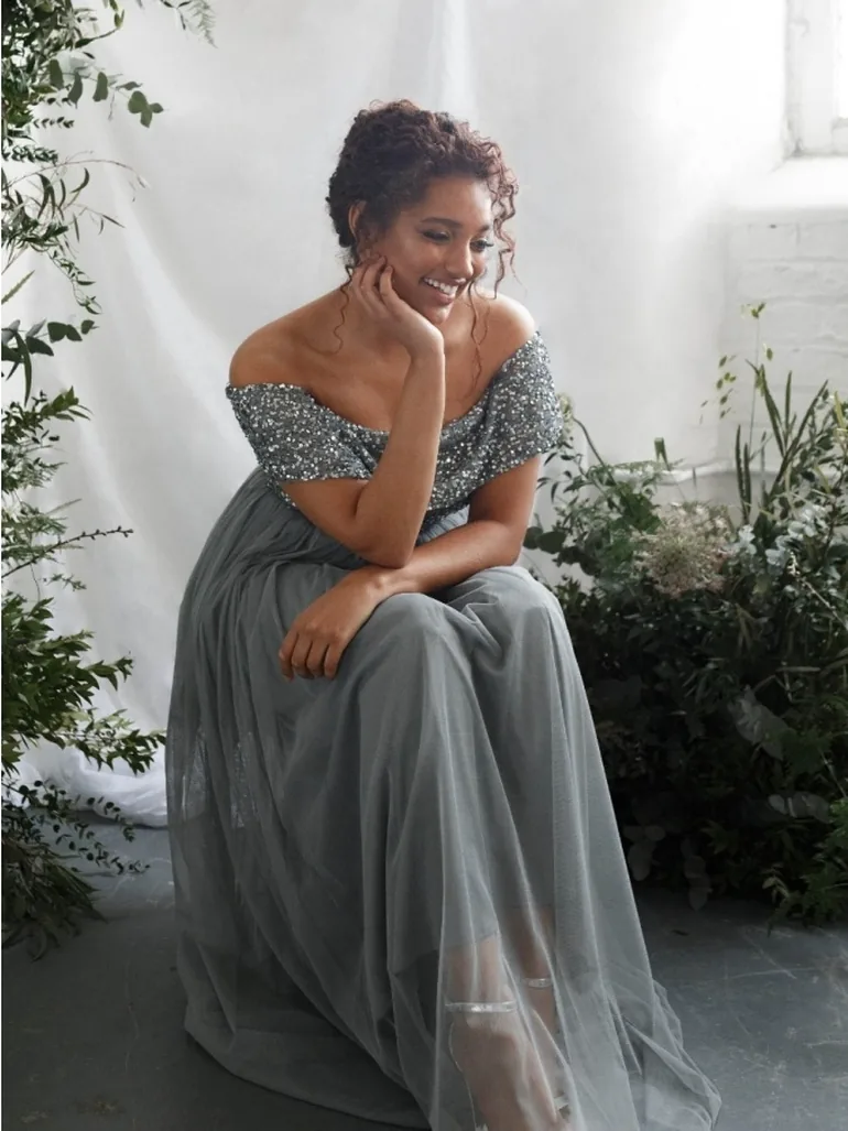 brown short sleeve maxi dress Women's As Promised Cinched Waist | Size: S and full lining for Core Colors:Laurel Gingham Clarisse 62206 Prom Pageant global-season_l1-AW24