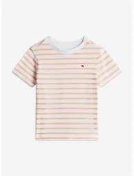 Tommy Hilfiger Baby Boys Essential Stripe T-Shirt and Shorts Set in Orange - 2