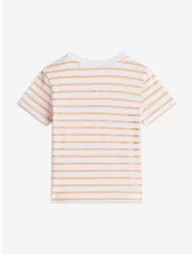 Tommy Hilfiger Baby Boys Essential Stripe T-Shirt and Shorts Set in Orange - 3