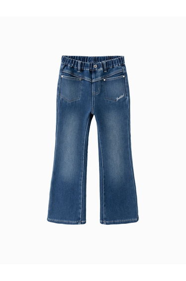 Girls' Acid Washed Denim Pants