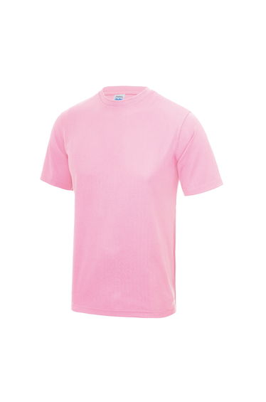 AWDis Just Cool Mens Performance Plain T-Shirt - Baby Pink
