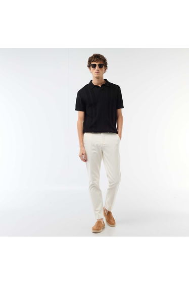 Twill Chino Trousers WHITE