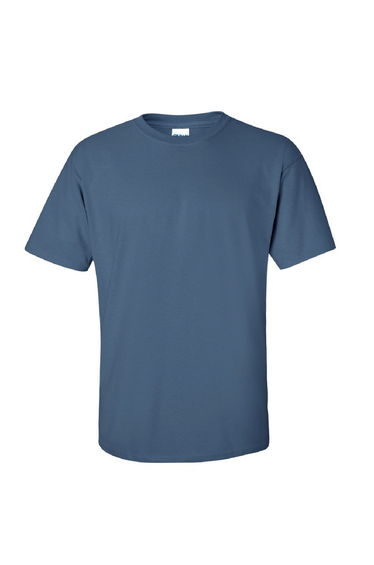 Gildan Mens Ultra Cotton Short Sleeve T-Shirt - Indigo Blue